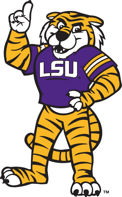 LSU Tigers 2002-2013 Mascot Logo vinyl decal